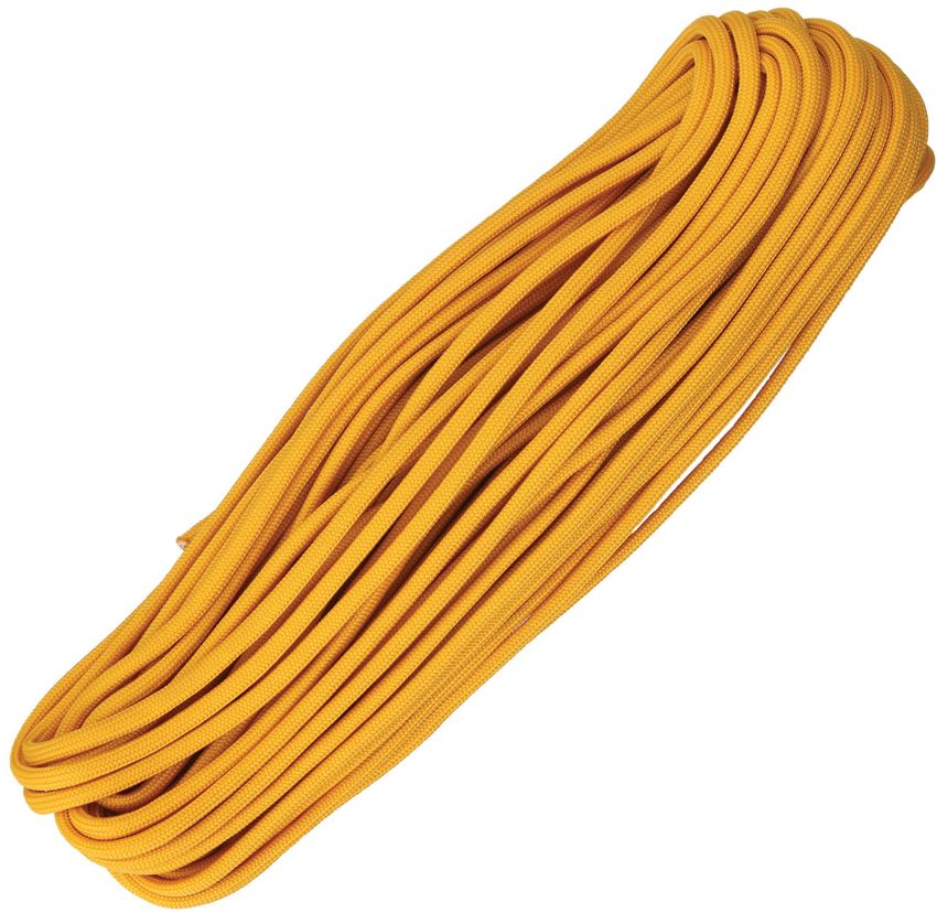 550 Paracord, 100Ft. - Air Force Gold - RG1118H - Click Image to Close